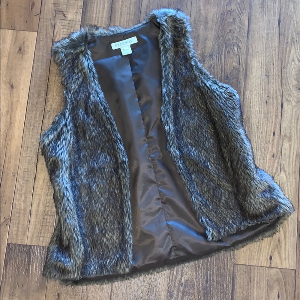 Stetson faux fur vest